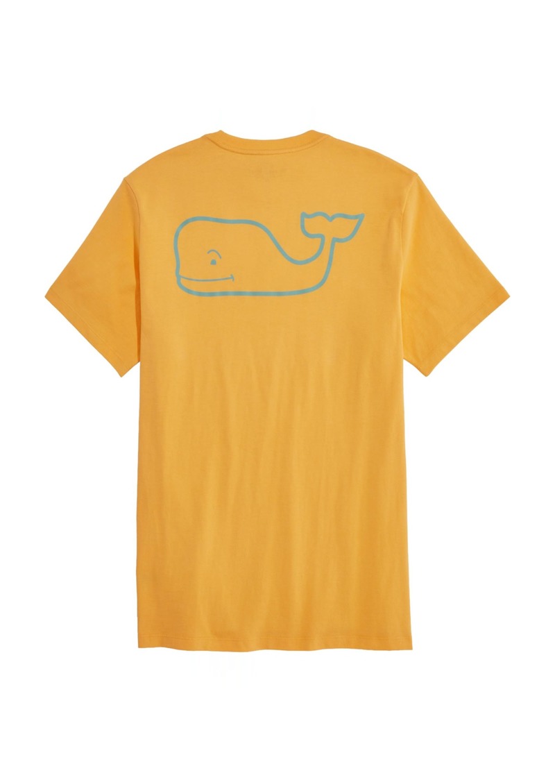 vineyard vines Men's Flag Whale Short-Sleeve Pocket Tee