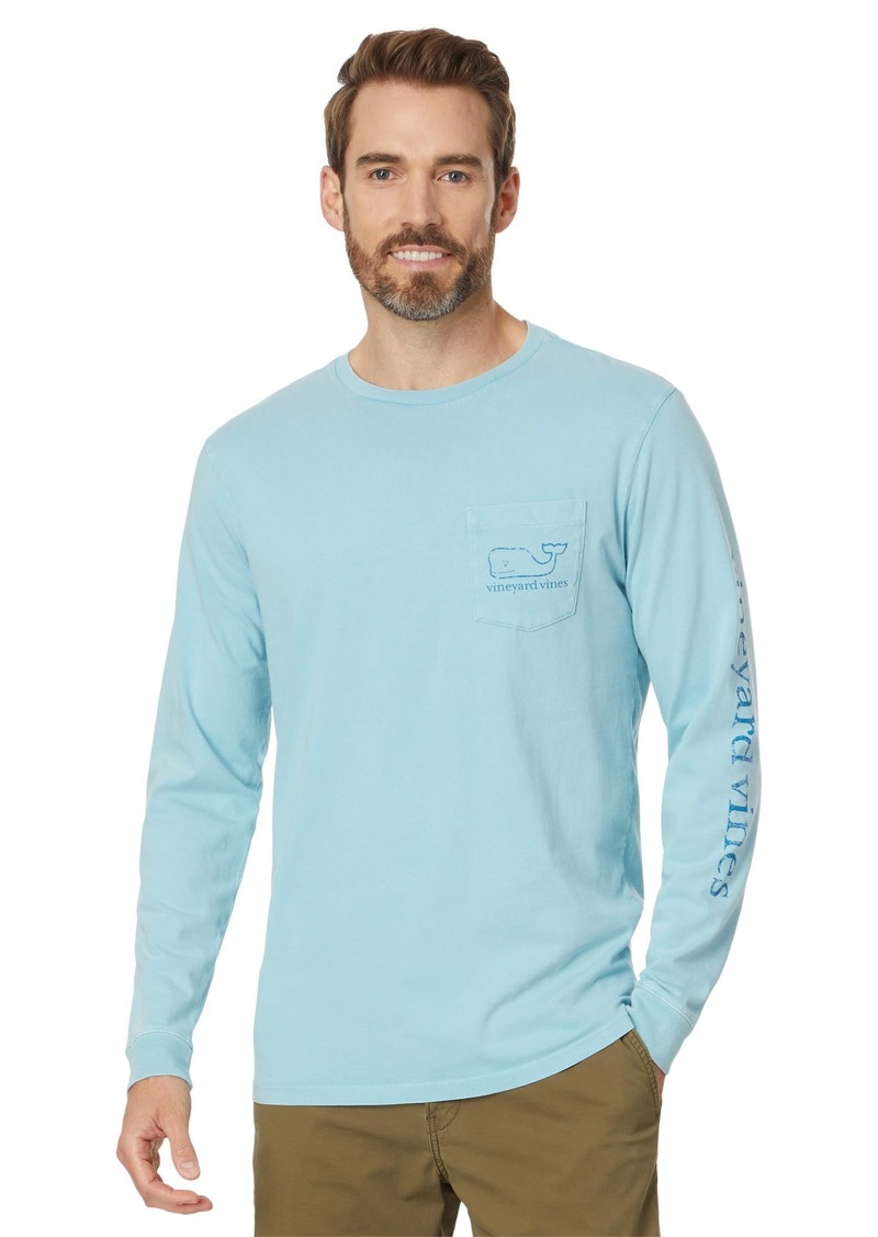 Vineyard Vines Men's Heritage Wash VV Long Sleeve Tee