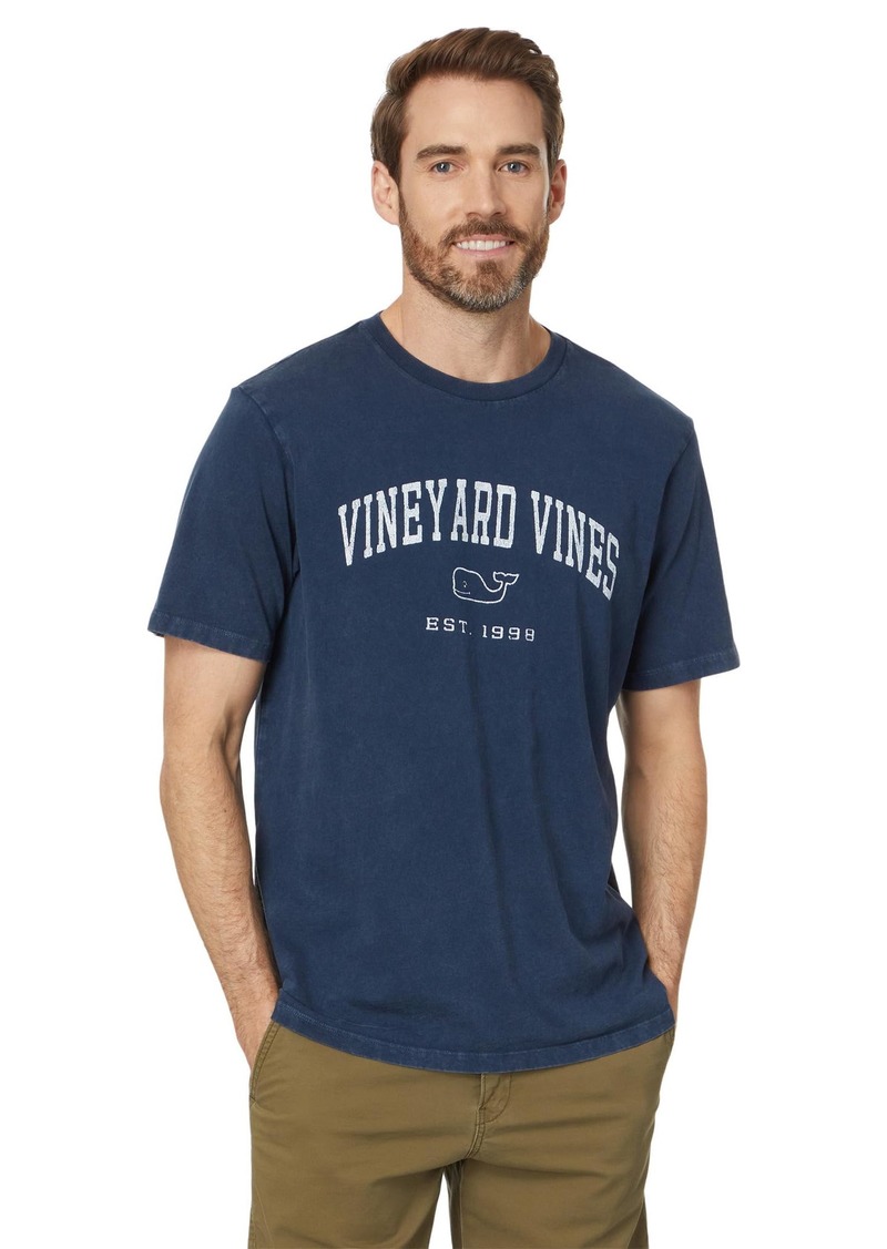 Vineyard Vines Men's Heritage Wash VV Short Sleeve Tee
