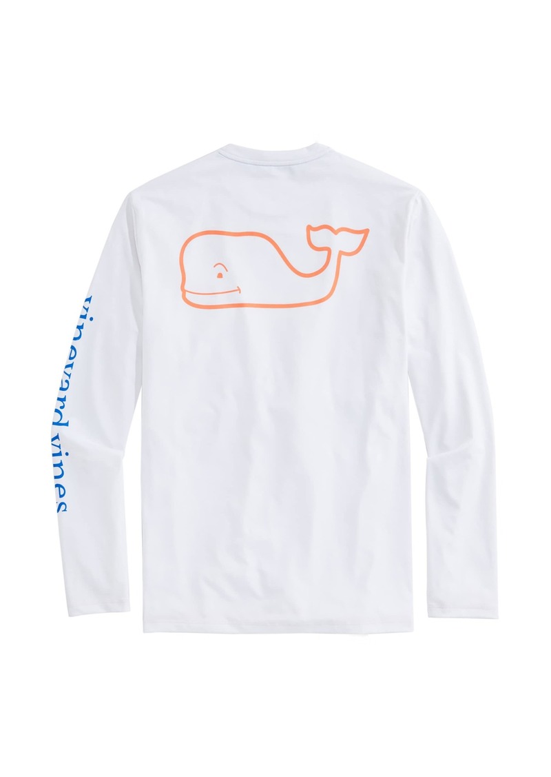 vineyard vines Men's Long Sleeve Whale Harbor Tee