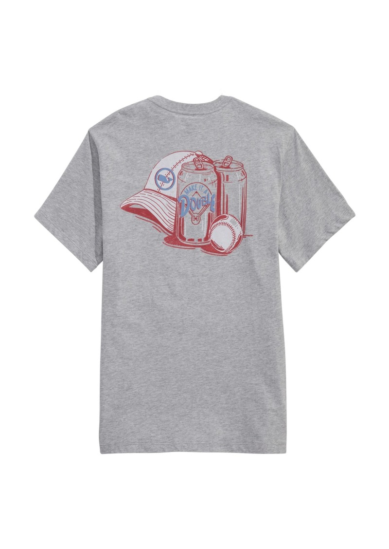 vineyard vines Men's Make It a Double Short-Sleeve Pocket Tee