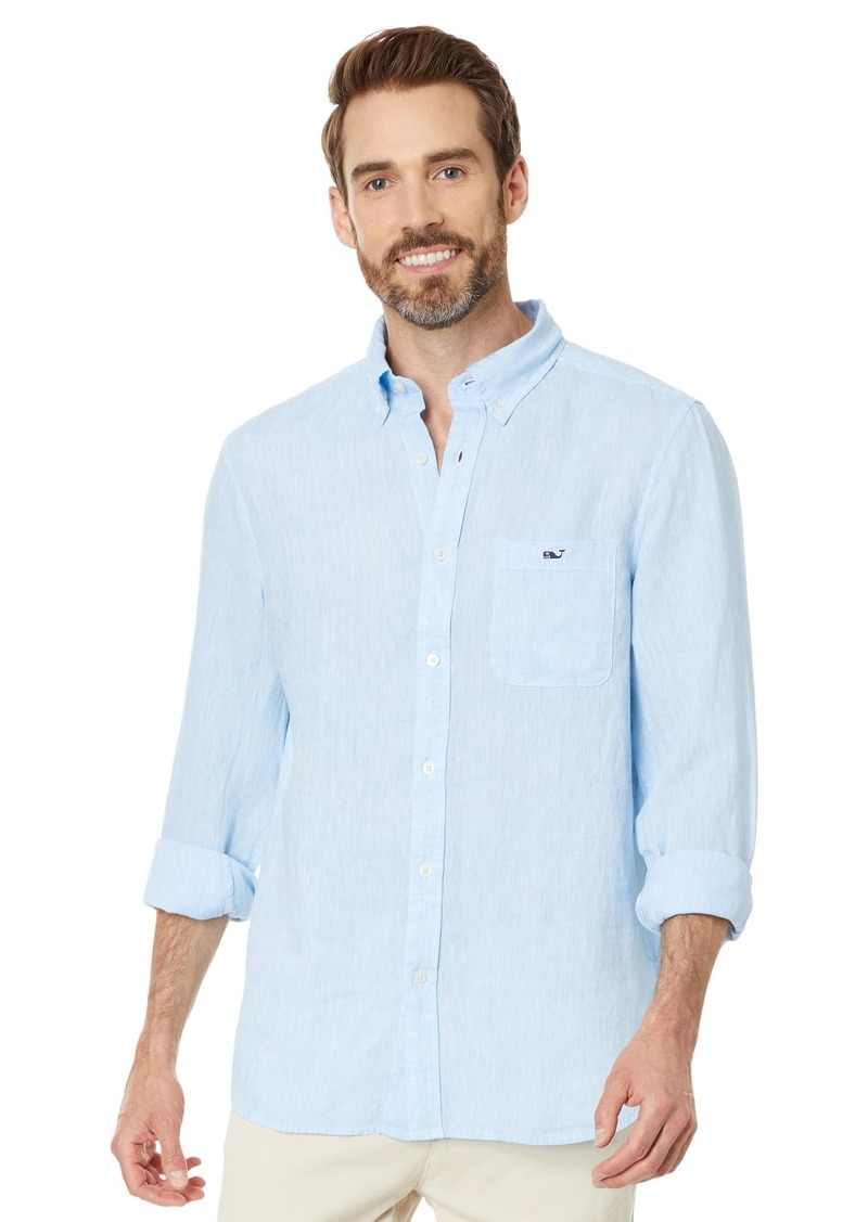 Vineyard Vines Men's Solid Linen Shirt