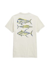 vineyard vines Men's Stacked Fish Short-Sleeve Dunes Tee