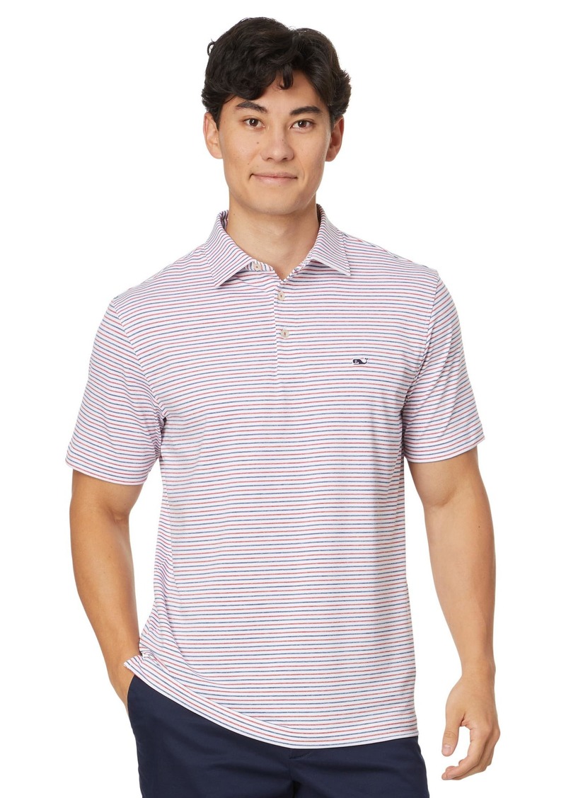 Vineyard Vines Men's Tri-Color Bradley Sankaty Polo