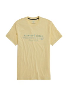 vineyard vines Men's Two-Toned Surf Logo Short-Sleeve Dunes Tee