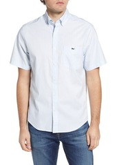 vineyard vines Tucker Classic Fit Short Sleeve Button-Down Shirt in Jake Blue at Nordstrom