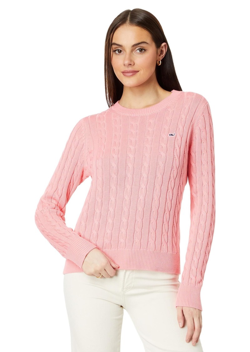 Vineyard Vines Women's Cashemere Cable Crew Sweater