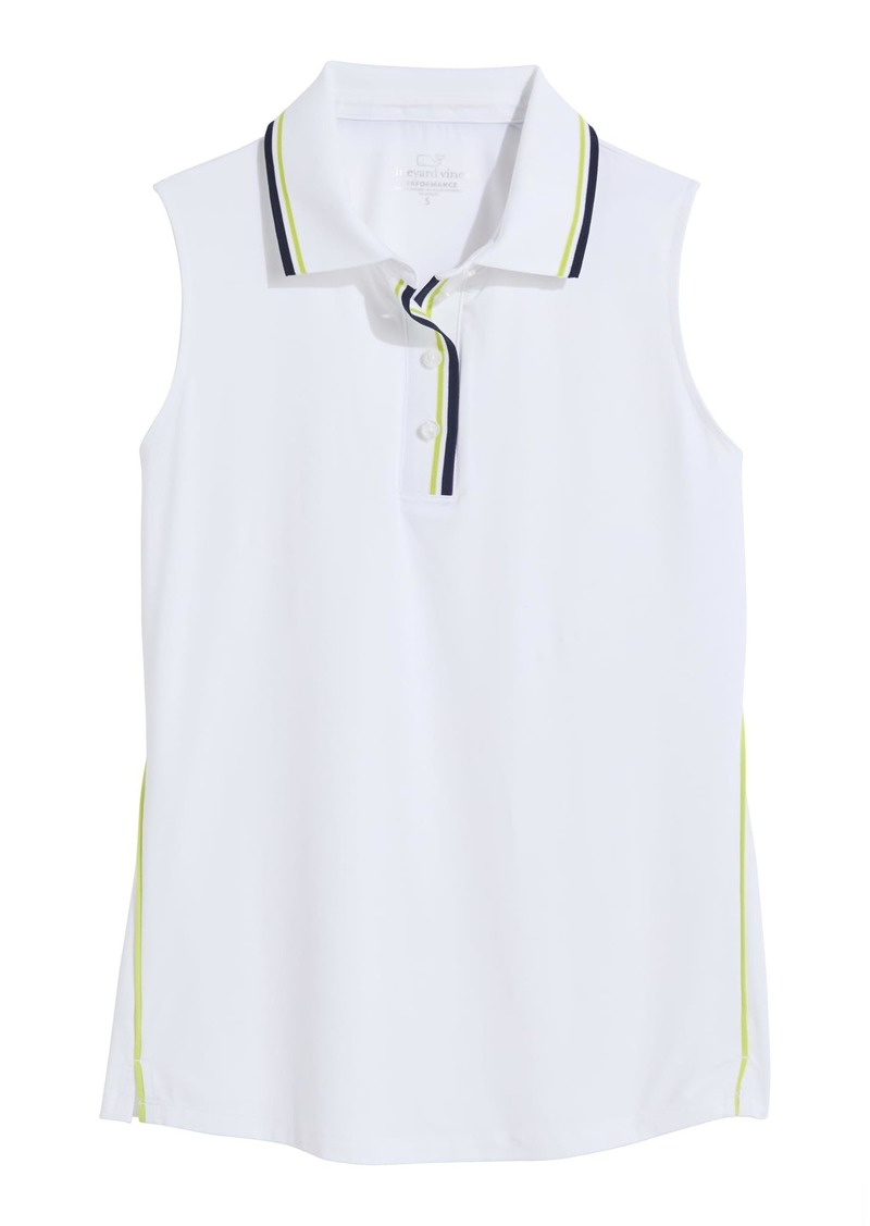 vineyard vines Women's Sleeveless Performance Polo