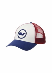 whale dot performance trucker hat