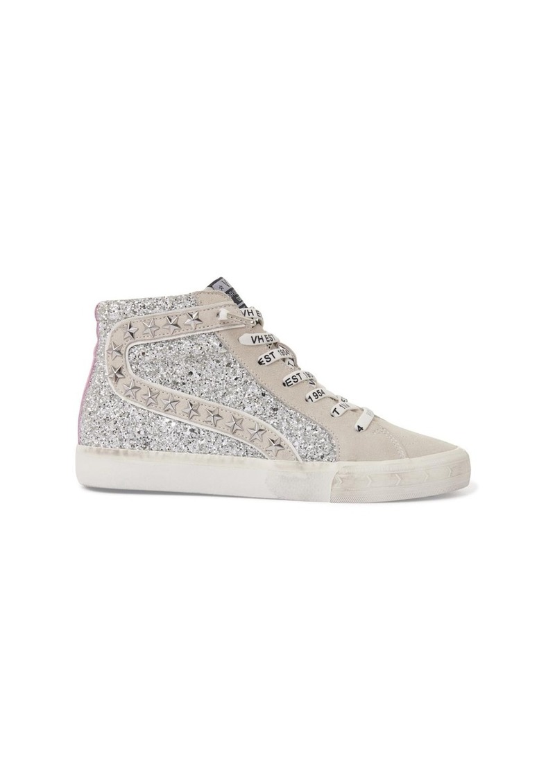 Ray - Glitter Women's Sneaker by Vintage Havana - Open Grey