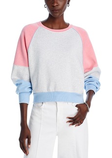 Vintage Havana Color Block Fleece Sweatshirt