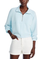 Vintage Havana Quarter Zip Fleece Sweatshirt