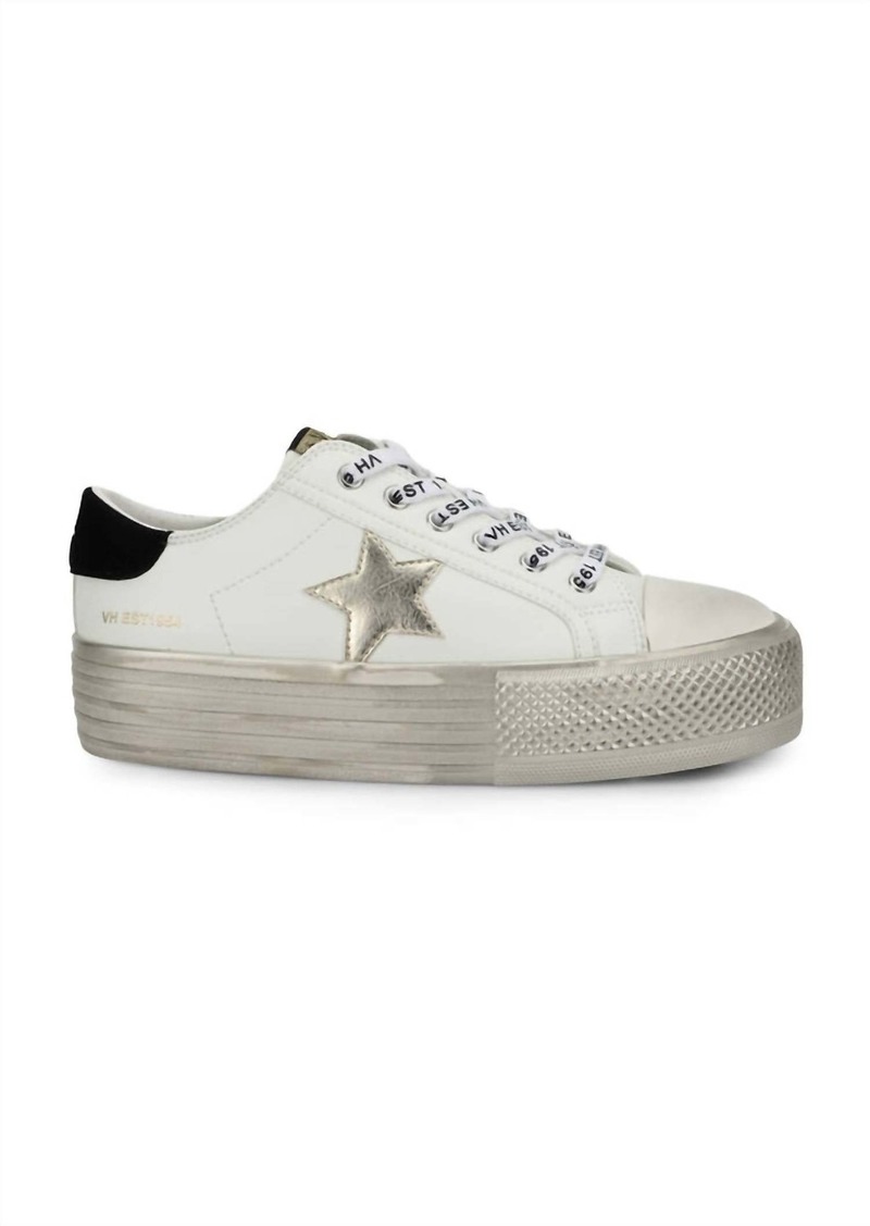 Vintage Havana Women's Amaze Sneakers In White/gold