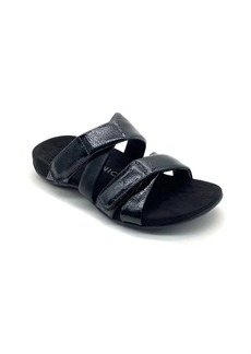 Vionic Hadlie Sandals - Medium In Black Leather