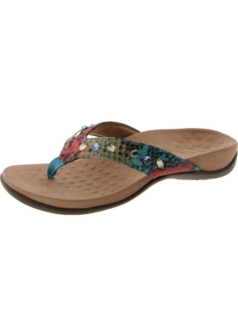 Vionic Lucia Womens Embellished Thong Sandals