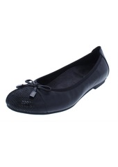 Vionic Minna Womens Leather Toe Cap Ballet Flats