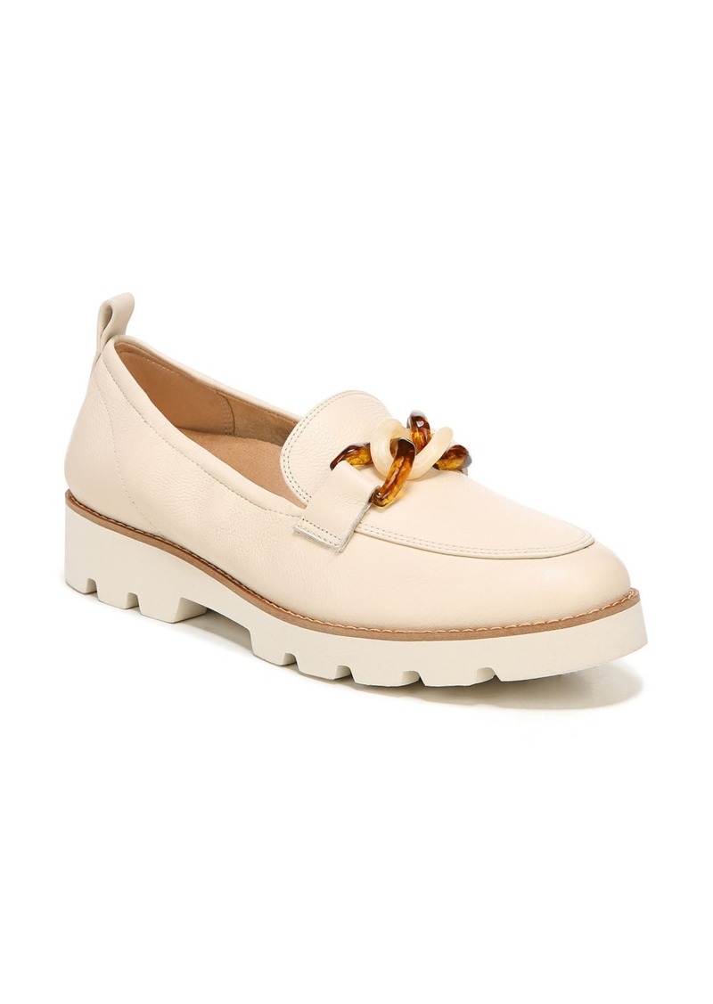 Vionic Cynthia Bit Loafer in Cream Leather Nubuck at Nordstrom Rack