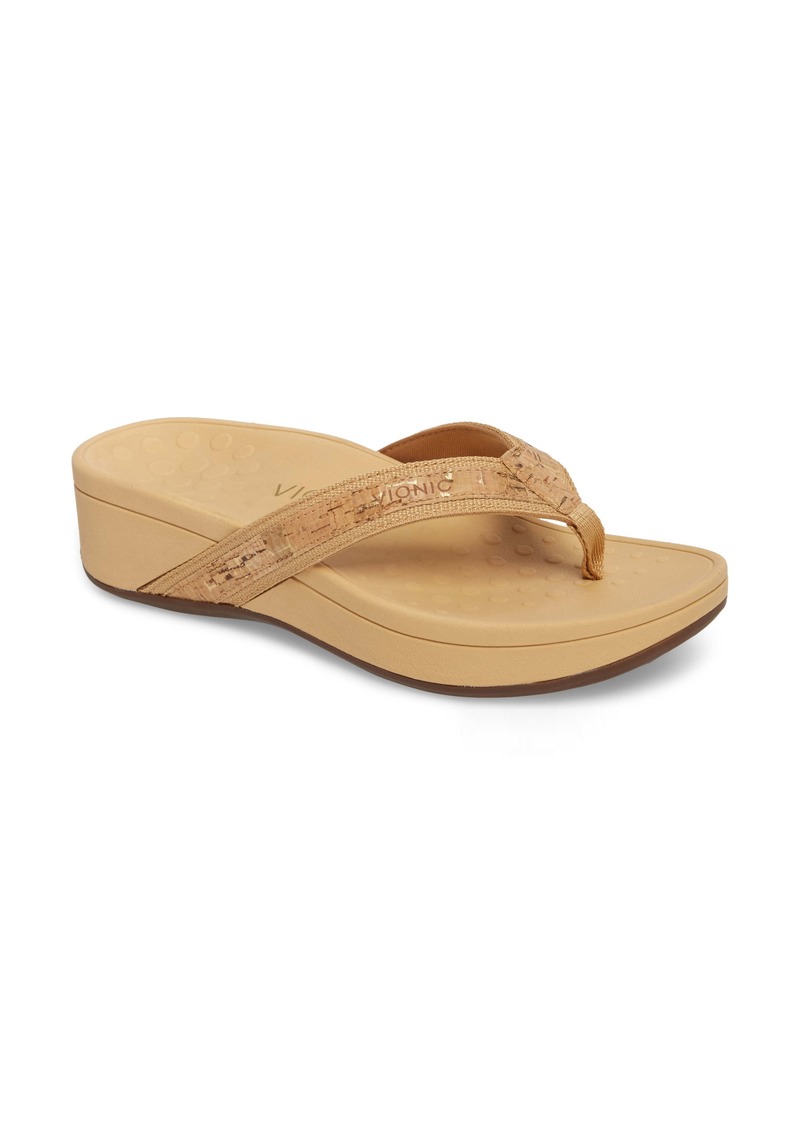 vionic wedge flip flops