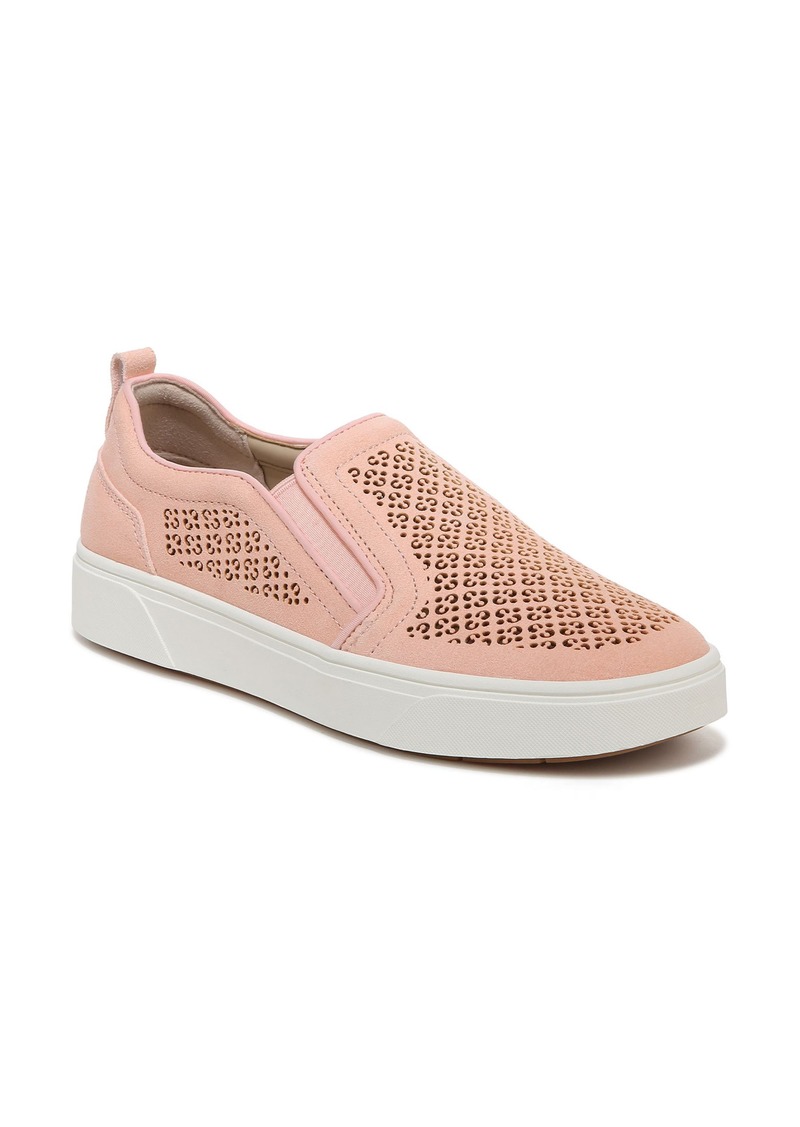 Vionic Kimmie Perforated Suede Slip-On Sneaker in Roze at Nordstrom Rack