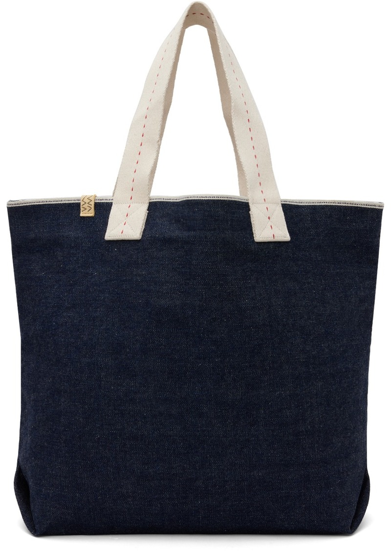 visvim Indigo Medium Comber Denim Tote