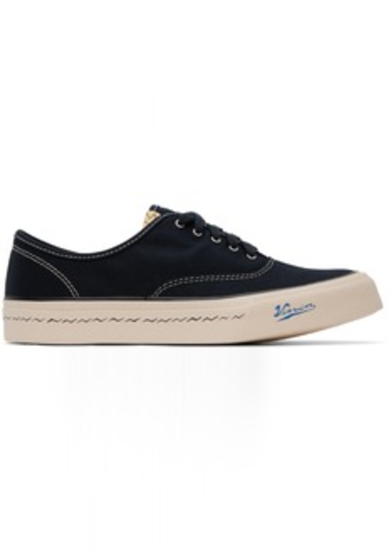 visvim Navy Logan Deck Lo Sneakers