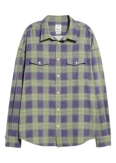 VISVIM Pioneer Khadi Check Brushed Flannel Button-Up Shirt