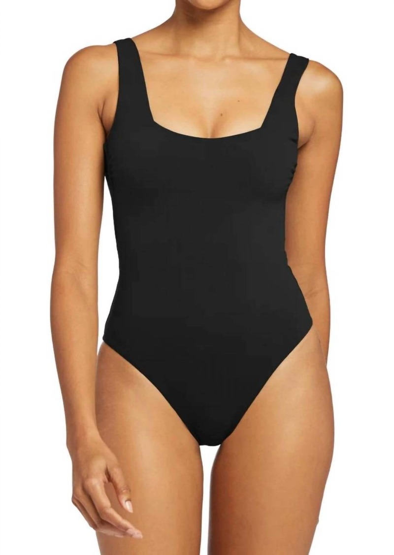 Vitamin A Mika One Piece Full Cut Swimsuit In Black