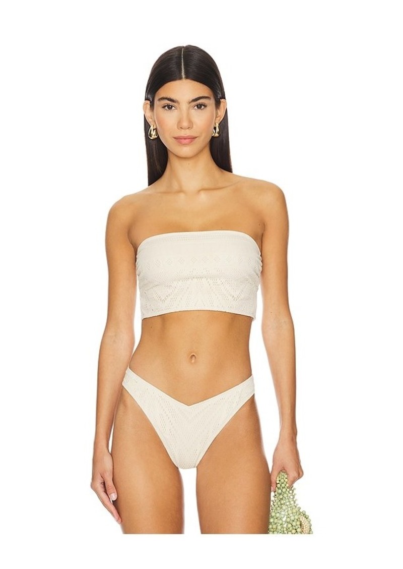 vitamin A Harper Bandeau Bikini Top