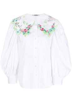 Vivetta embroidered-collar blouse