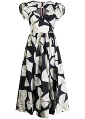 Vivetta floral-print cut-out dress