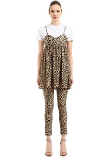 Vivetta Leopard Printed Dress & T-shirt