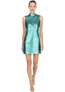 Vivetta Sequined Mini Dress W/ Fringes