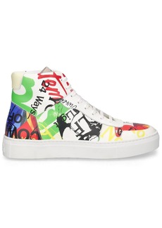 Vivienne Westwood 10mm Classic Leather High Top Sneakers