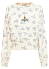 Vivienne Westwood Athletic All Over Logo Print Sweatshirt