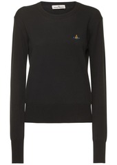 Vivienne Westwood Bea Cotton & Cashmere Knit Logo Sweater