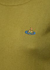 Vivienne Westwood Bea Logo Cotton & Cashmere Knit Top