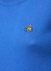 Vivienne Westwood Bea Logo Cotton & Cashmere Knit Top
