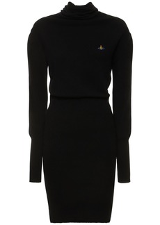 Vivienne Westwood Bea Wool & Cashmere L/s Mini Dress