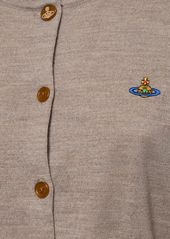 Vivienne Westwood Bea Wool Knit Crop Cardigan