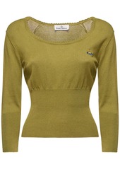 Vivienne Westwood Bebe Logo Cotton & Cashmere Knit Sweater
