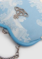 Vivienne Westwood Belle Heart Frame Cotton Top Handle Bag