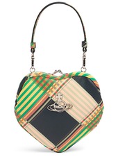 Vivienne Westwood Belle Heart Frame Printed Top Handle Bag