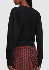Vivienne Westwood Cynthia Cotton Jersey Crop Sweatshirt