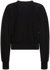 Vivienne Westwood Cynthia Cotton Jersey Crop Sweatshirt