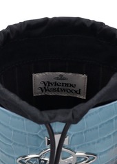Vivienne Westwood Daisy Faux Saffiano Leather Bucket Bag