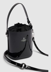 Vivienne Westwood Daisy Drawstring Leather Bucket Bag