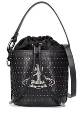 Vivienne Westwood Daisy Leather & Crystal Bucket Bag