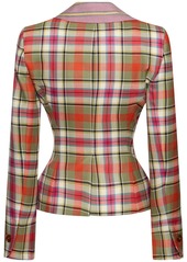 Vivienne Westwood Drunken Wool Tartan Jacket