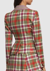 Vivienne Westwood Drunken Wool Tartan Jacket