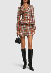 Vivienne Westwood Drunken Wool Tartan Jacket